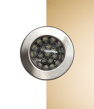 Lumo DownLite LED Downlight Brushed Nickel Finish - Warm White