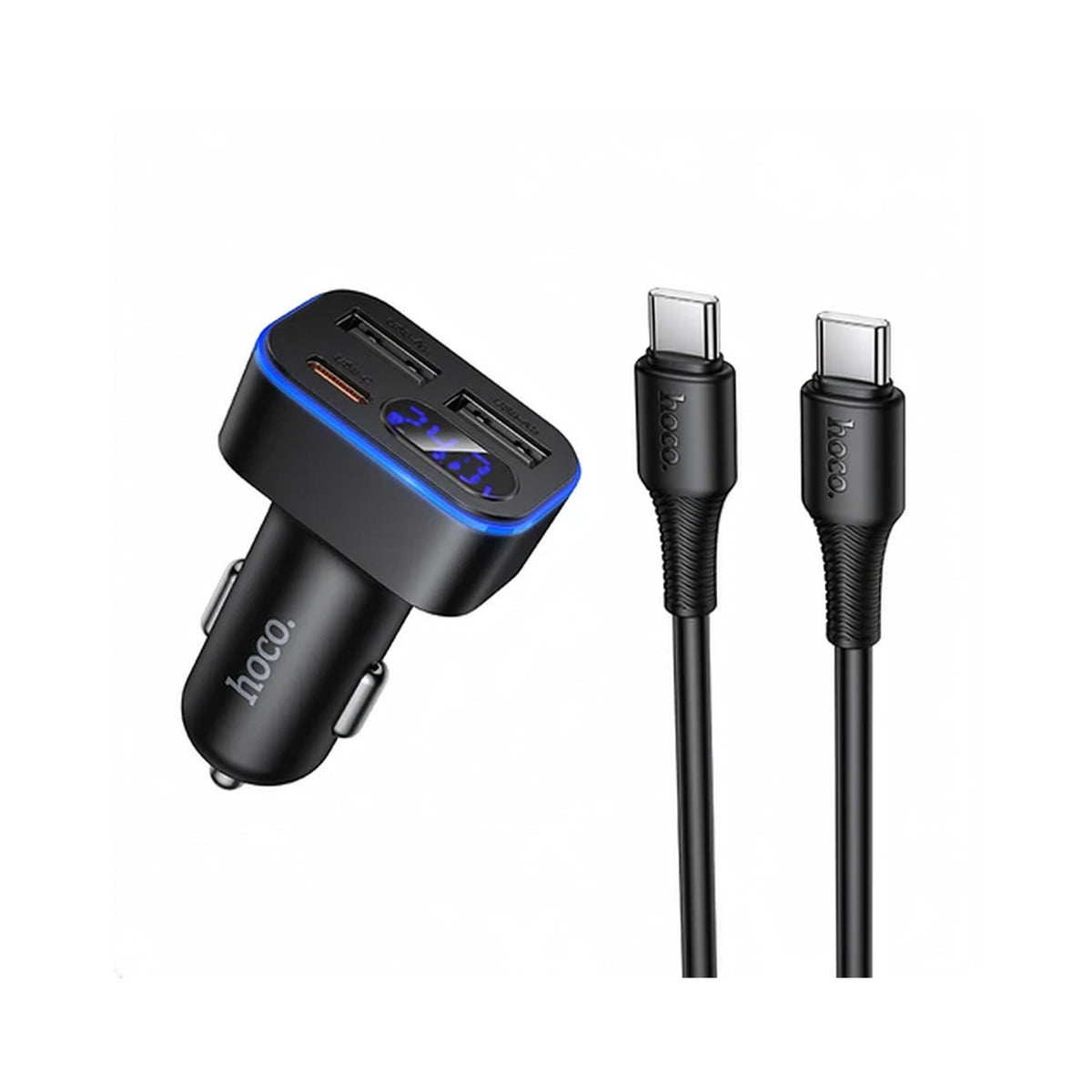 HOCO 3 Ports USB Car Charger 42W