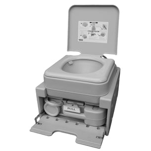 BlackMOA Fixed Cassette Toilet 12L Grey