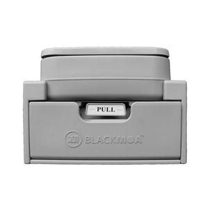 BlackMOA Fixed Cassette Toilet 12L Grey