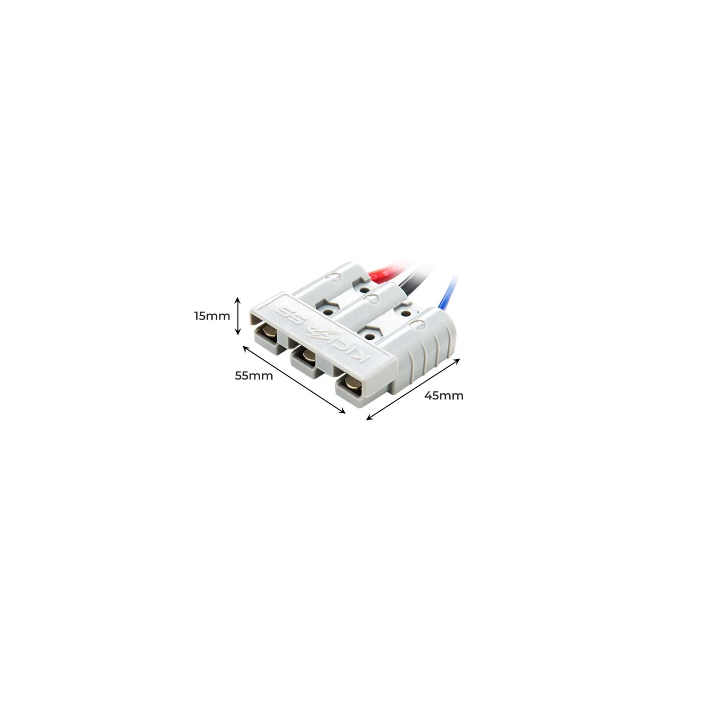 KickAss Dual Battery DC/DC Wiring Kit 6.5m