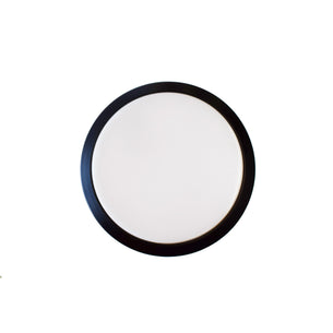 Interior Downlight with Black Trim 140mm 12V Warm White