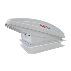 MaxxAir Maxxfan Deluxe Fan/Vent Power Lift 14" x 14"