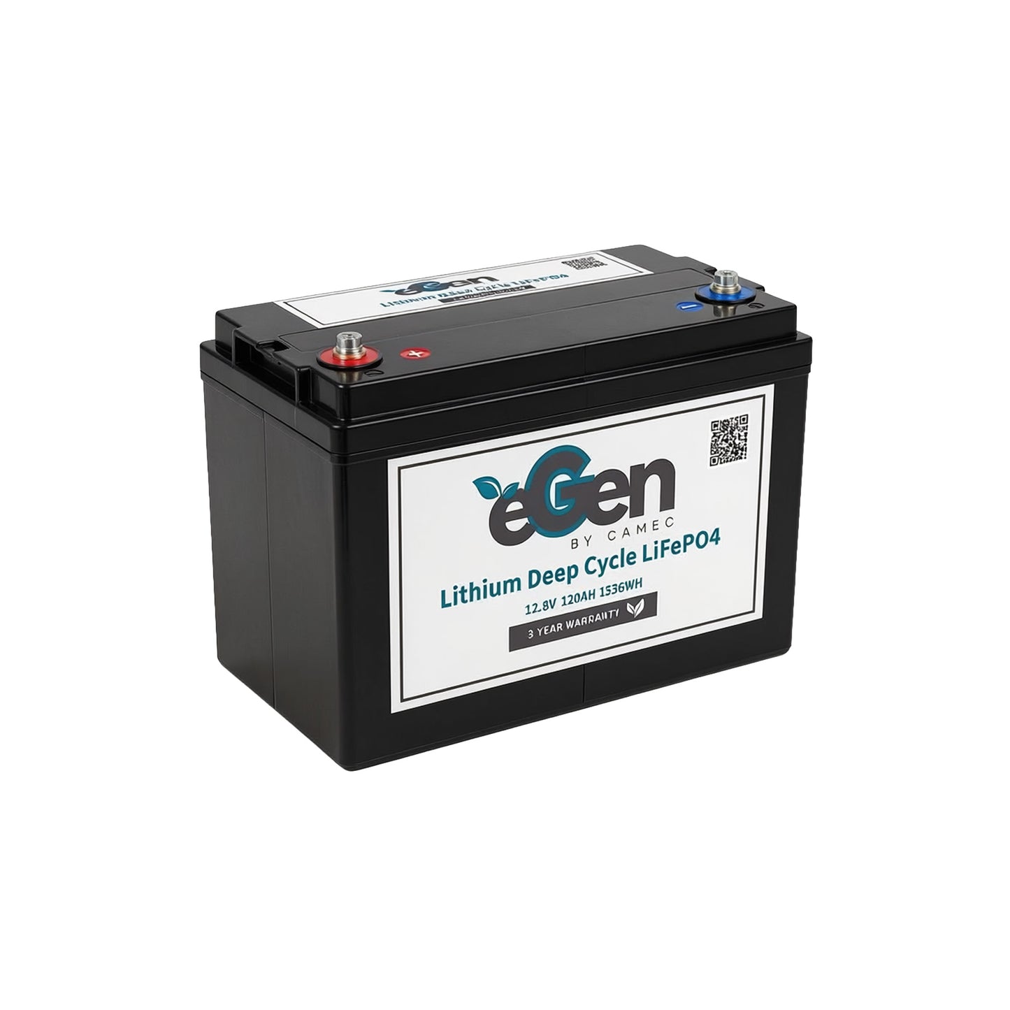 eGen Deep Cycle Lithium Battery 12V/120AH