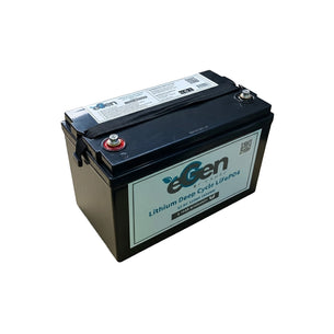 eGen Deep Cycle Lithium Battery 12V/120AH