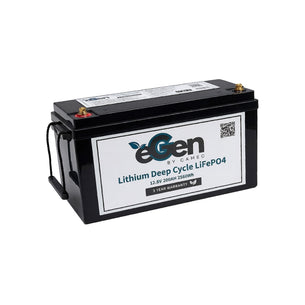 eGen Deep Cycle Lithium Battery 12V/200AH