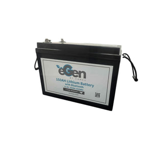 eGen Deep Cycle Lithium Battery with Bluetooth 12V/150AH