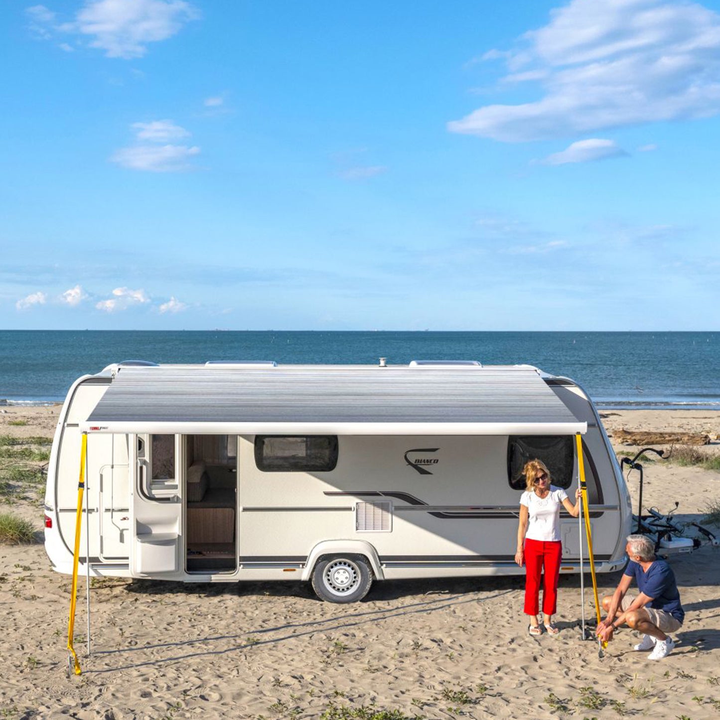 Fiamma F80s Roof Awning 3.7m Royal Grey