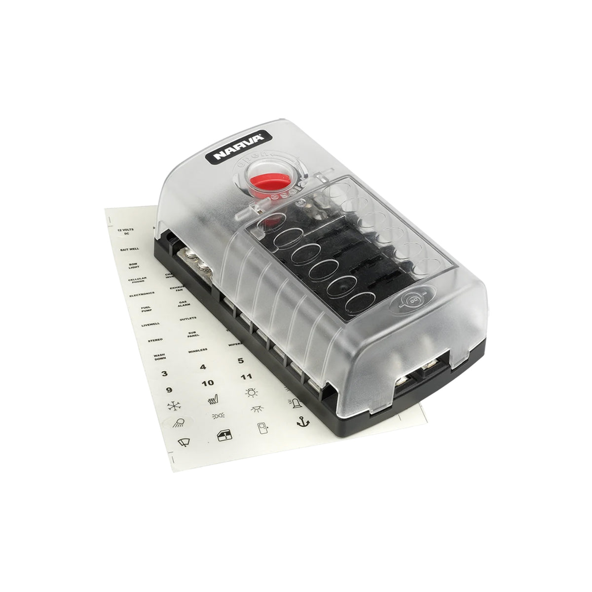 Narva Fuse Box with Cover 12 Way