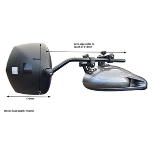 Milenco Platinum Grand Aero Mirror 2pk