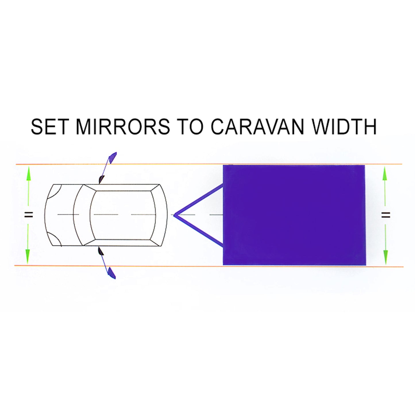 Milenco Platinum Grand Aero Mirror 2pk