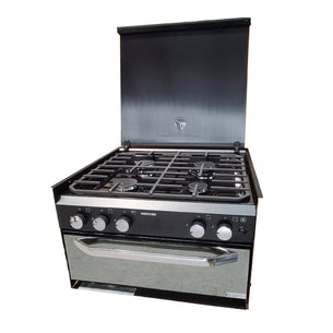 Thetford K1500 Minigrill 4 Burner Hob with Grill Mirror Finish