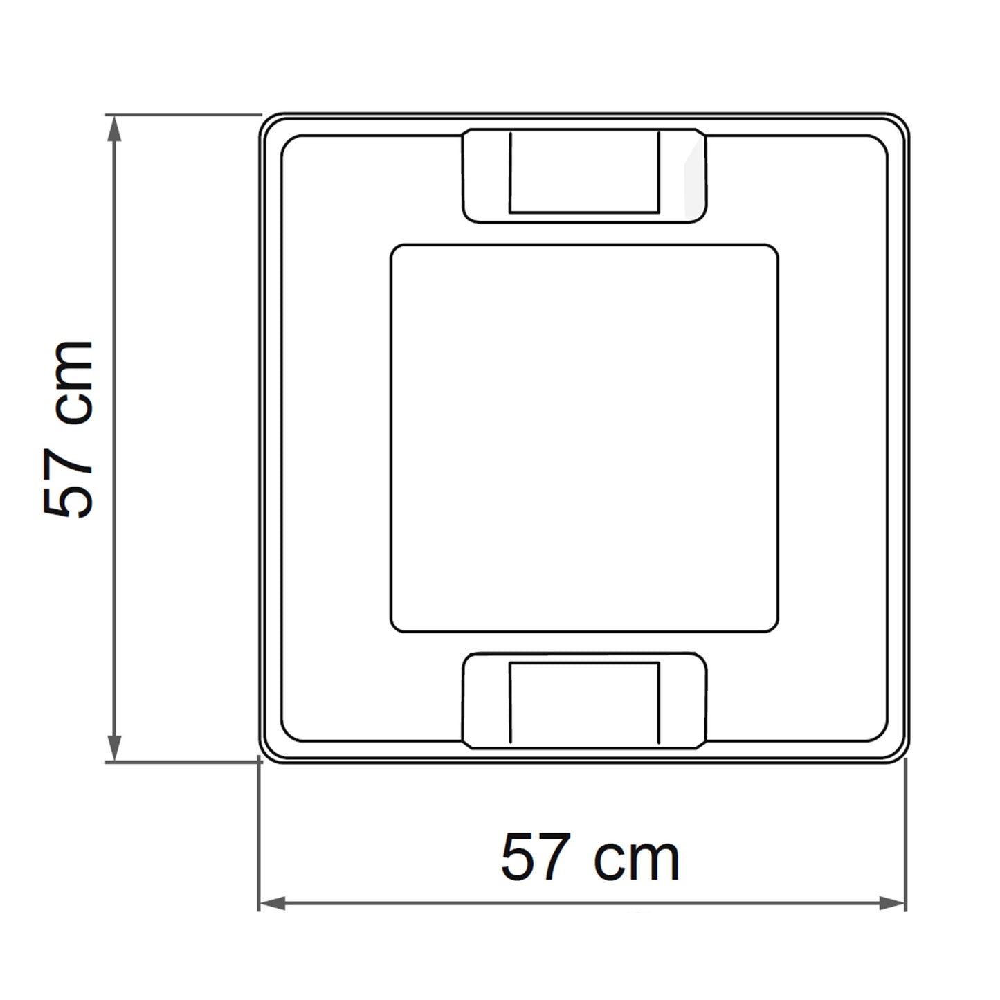 Fiamma Kombi 4-Way Roof Vent 500 x 500mm