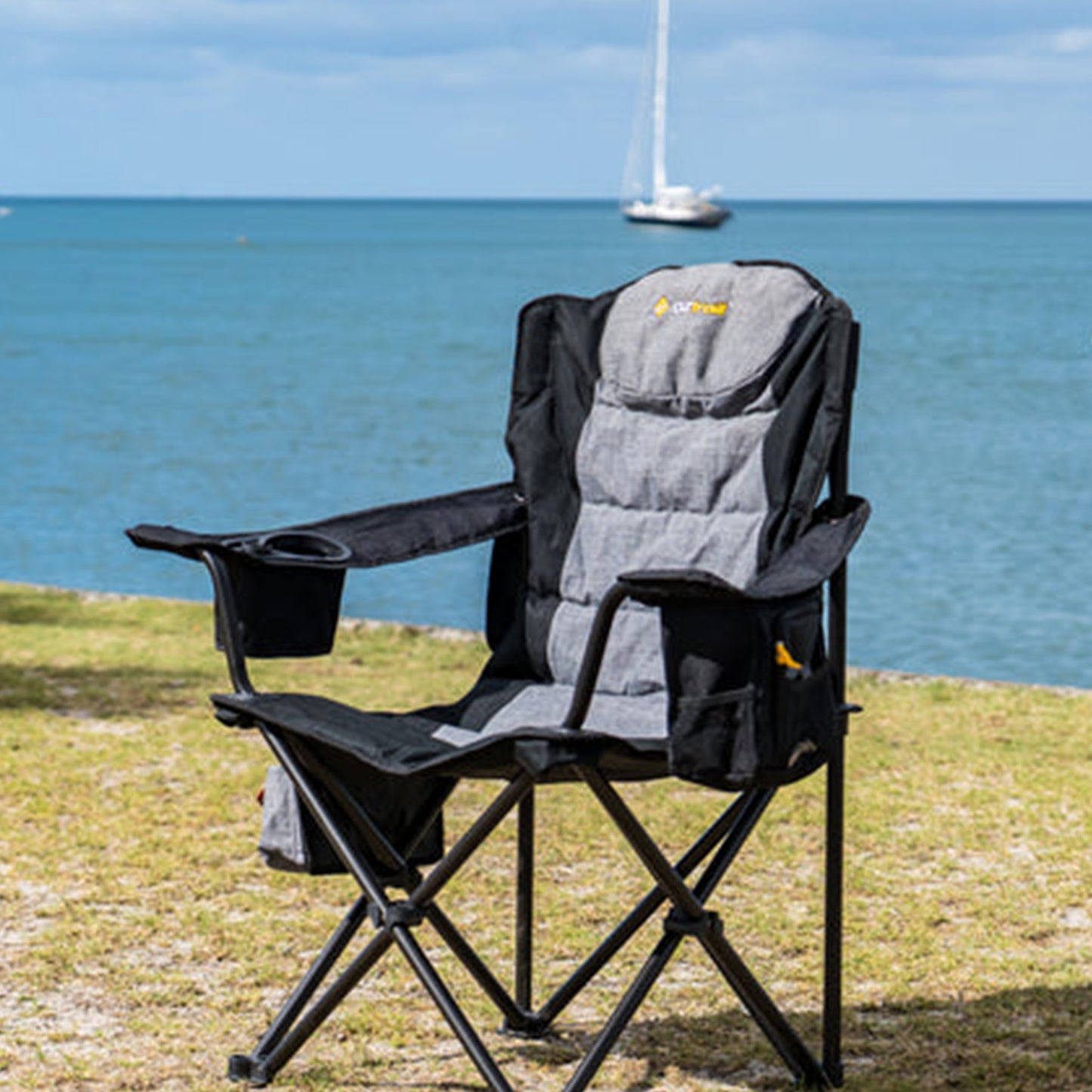 OzTrail Big Boy Camping Chair Black