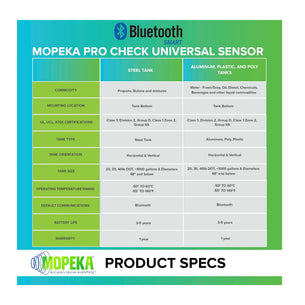 Mopeka Pro Check Universal Sensor for Gas and Water Tanks