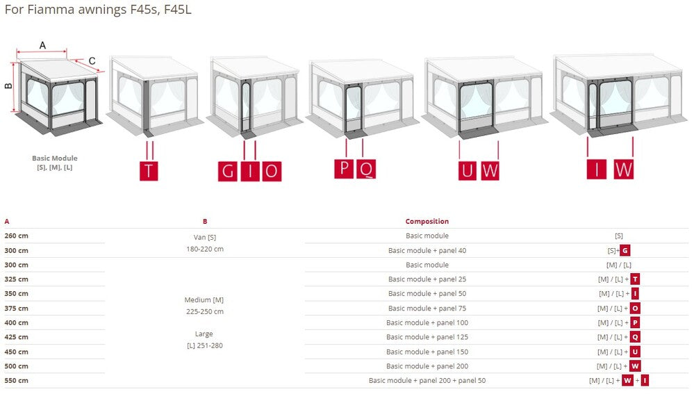 Fiamma 2021 F45/F70 Privacy Room 300 Large