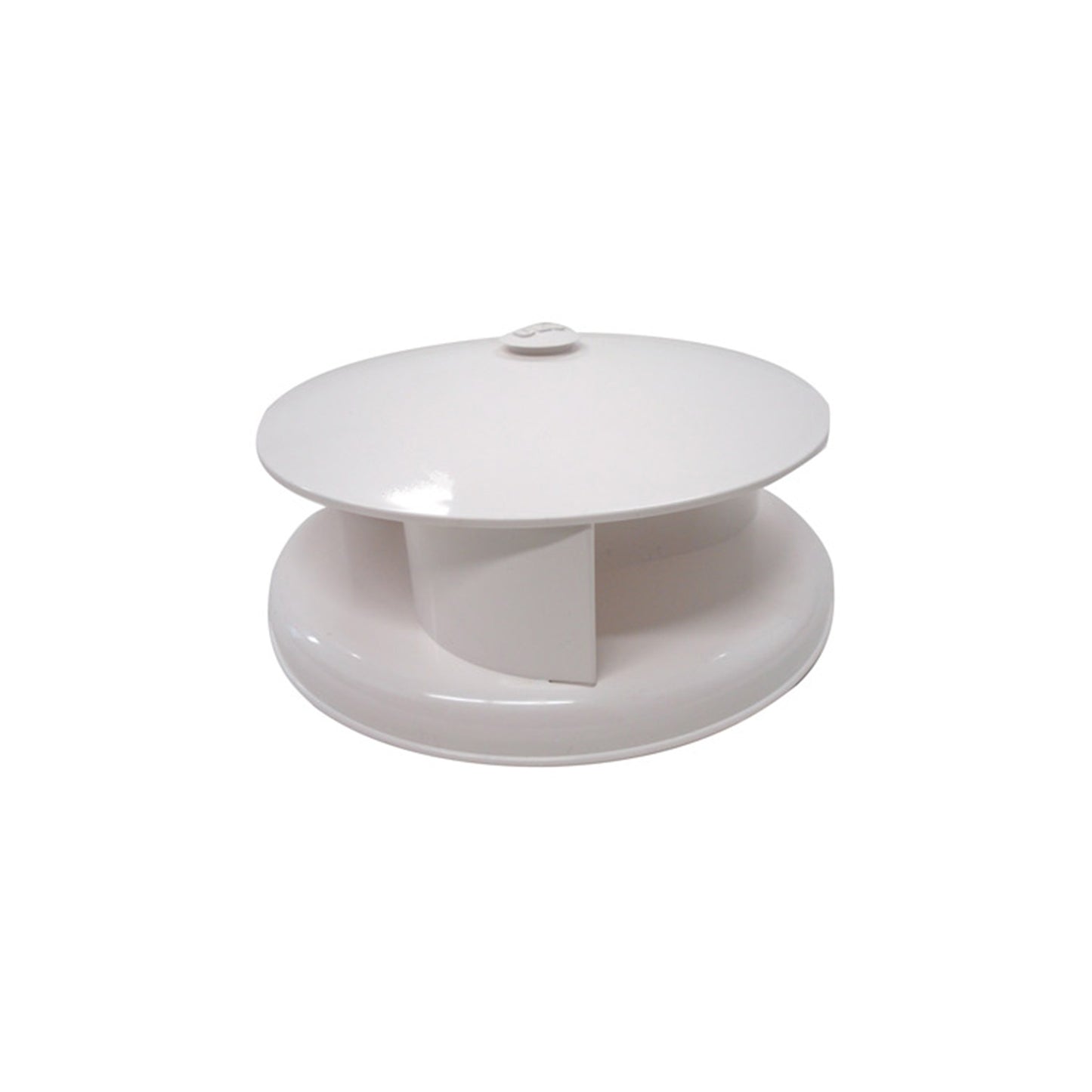 Rotary Vent White Plastic