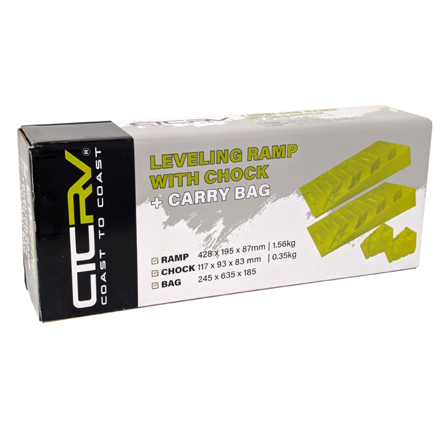 Coast RV Levelling Ramp with Chock Kit