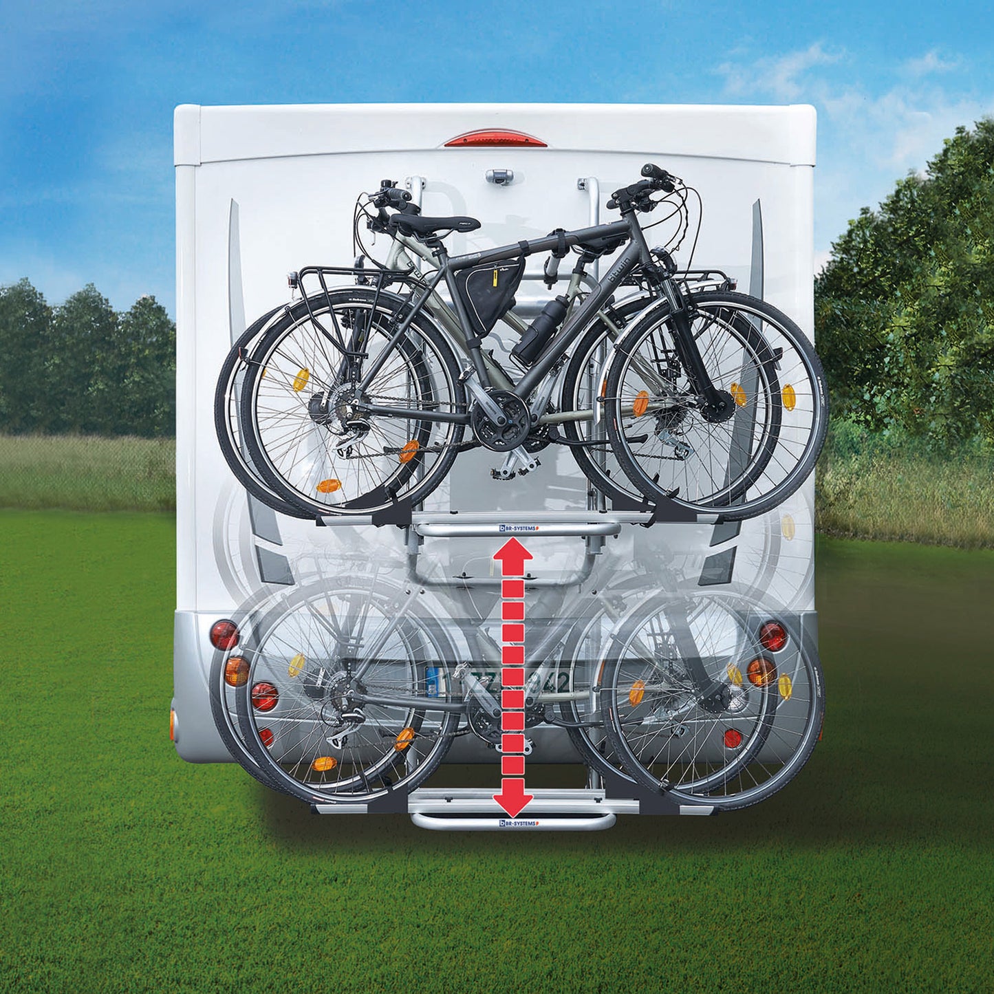 BR Systems Electric Bike Lift with Wireless Remote - Short