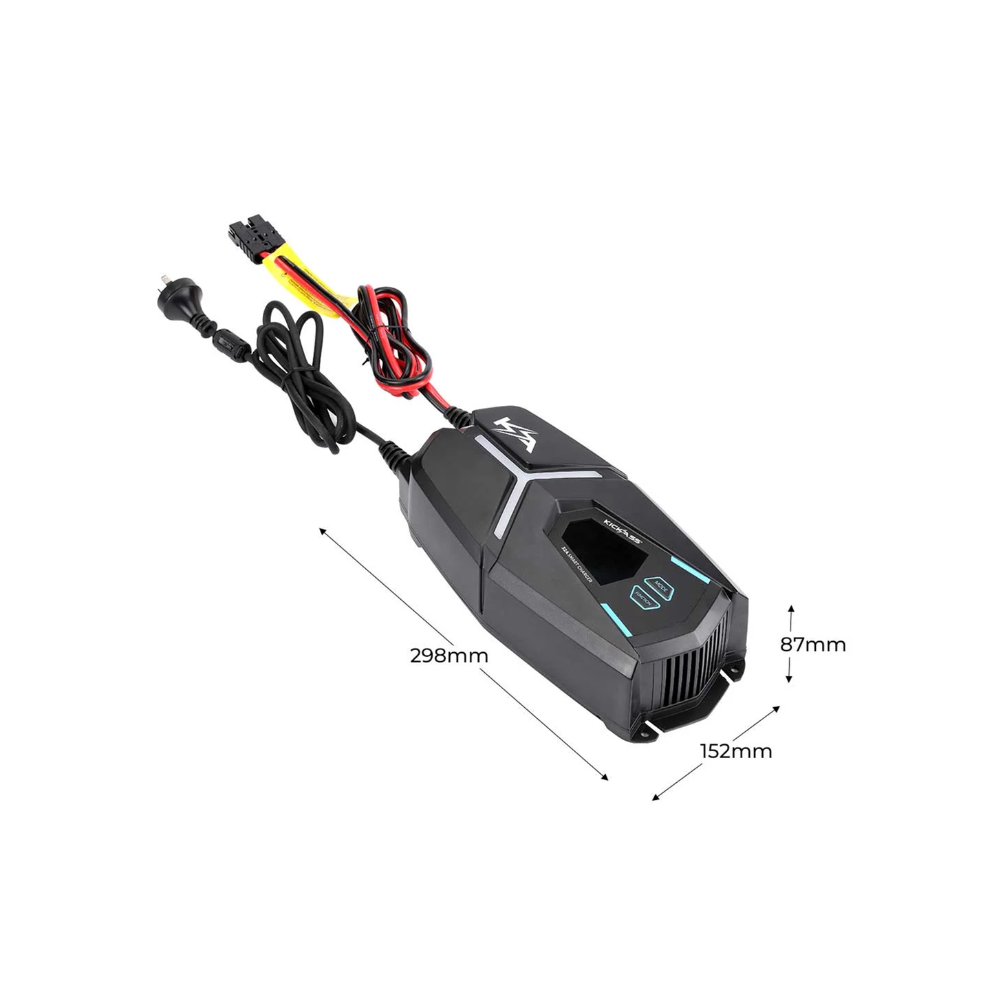 KickAss Flexicharge Smart Battery Charger 12V/32A