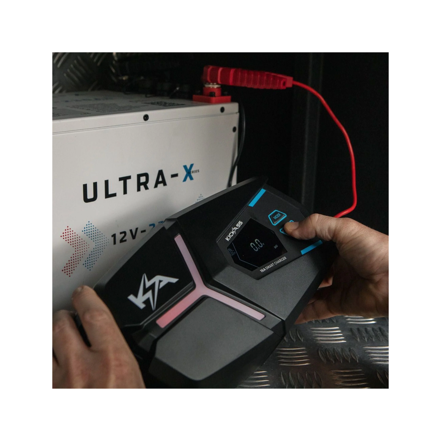 KickAss Flexicharge Smart Battery Charger 12V/32A
