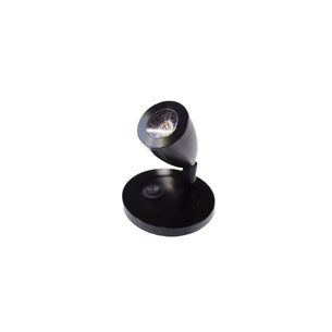 Interior Spotlight with Switch Black 12V Warm White