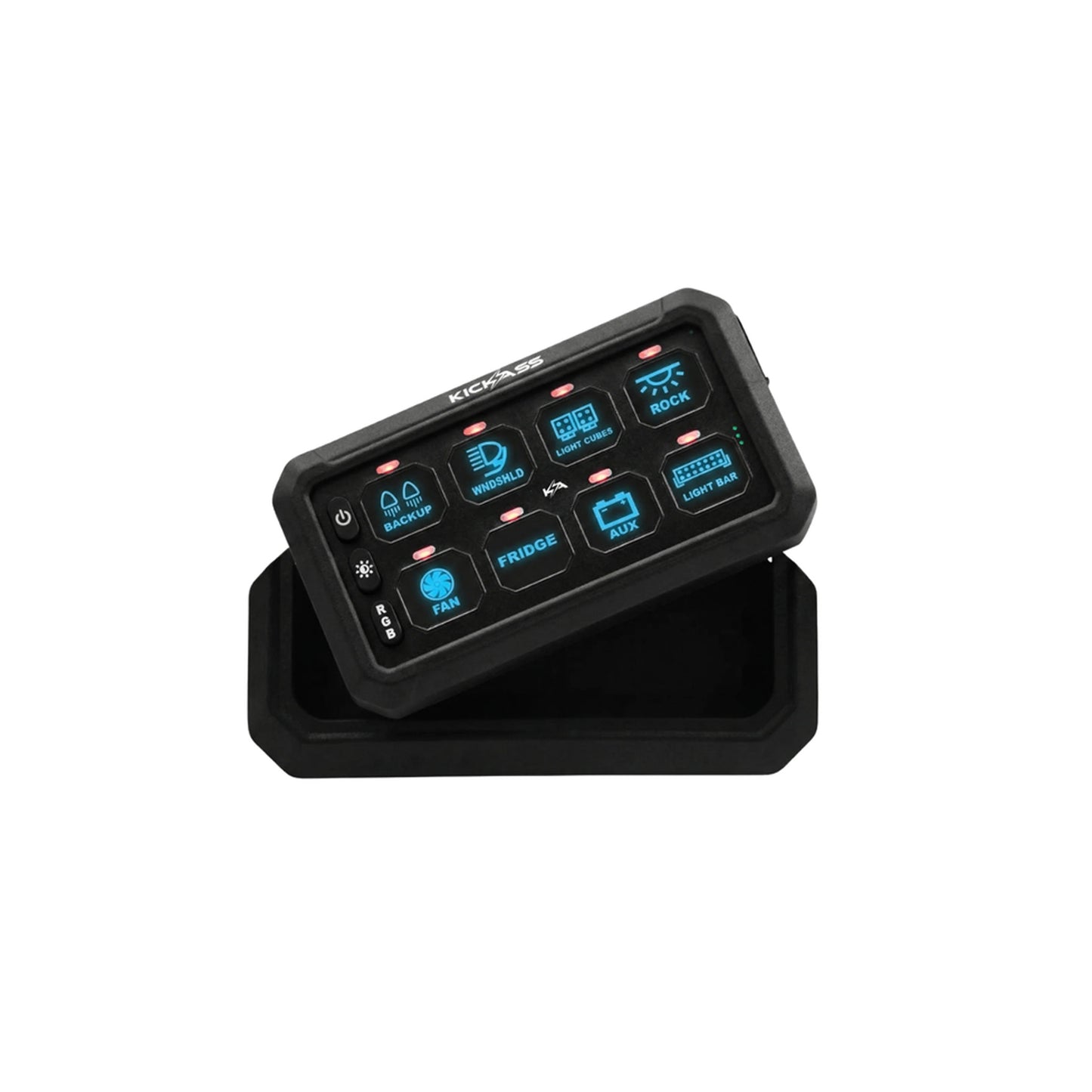 KickAss 8 Gang Wireless Switch Panel 12/24V
