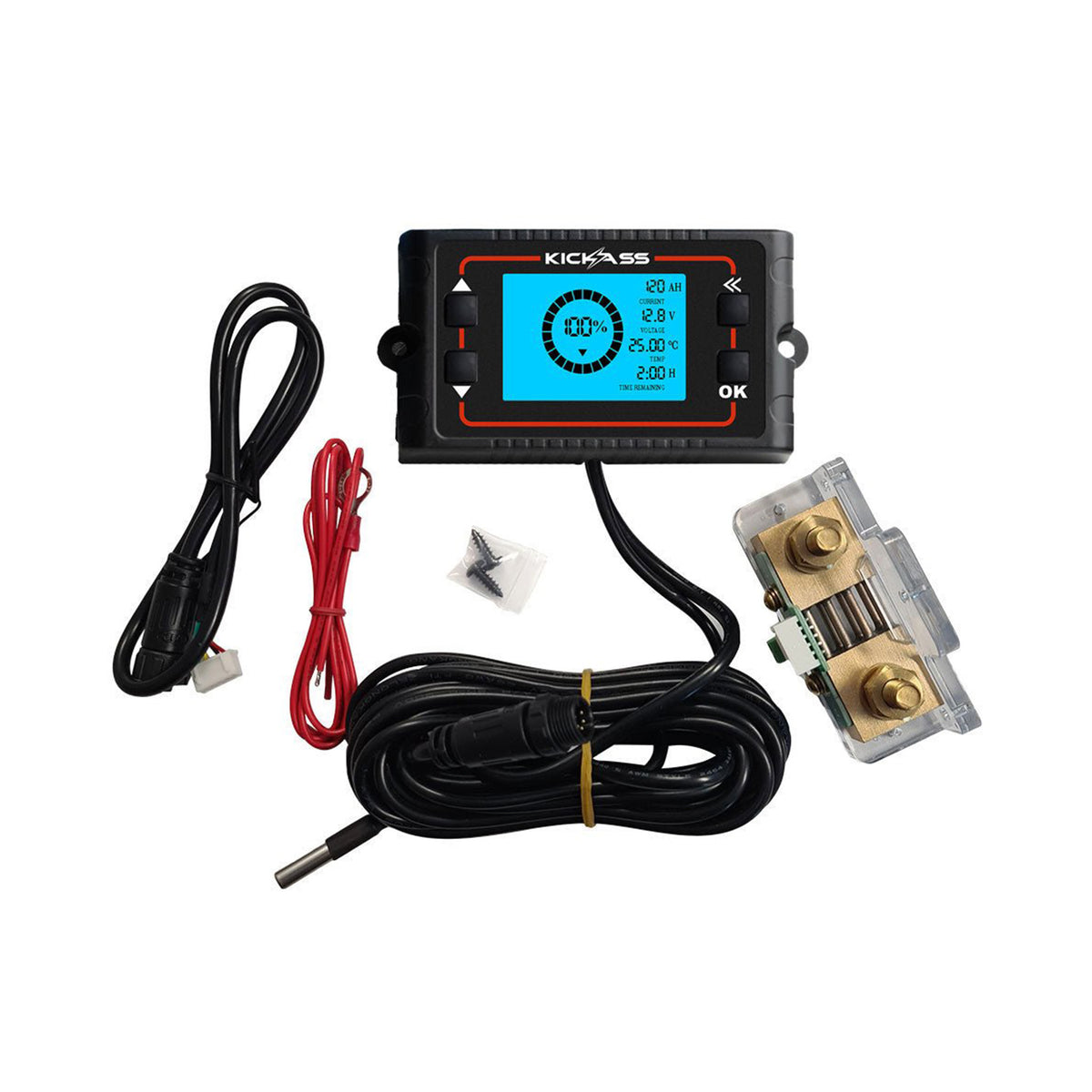 KickAss Shunt Battery Monitor 500A with Display