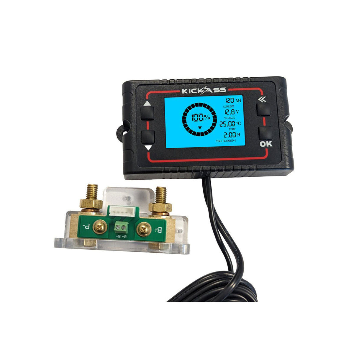KickAss Shunt Battery Monitor 500A with Display