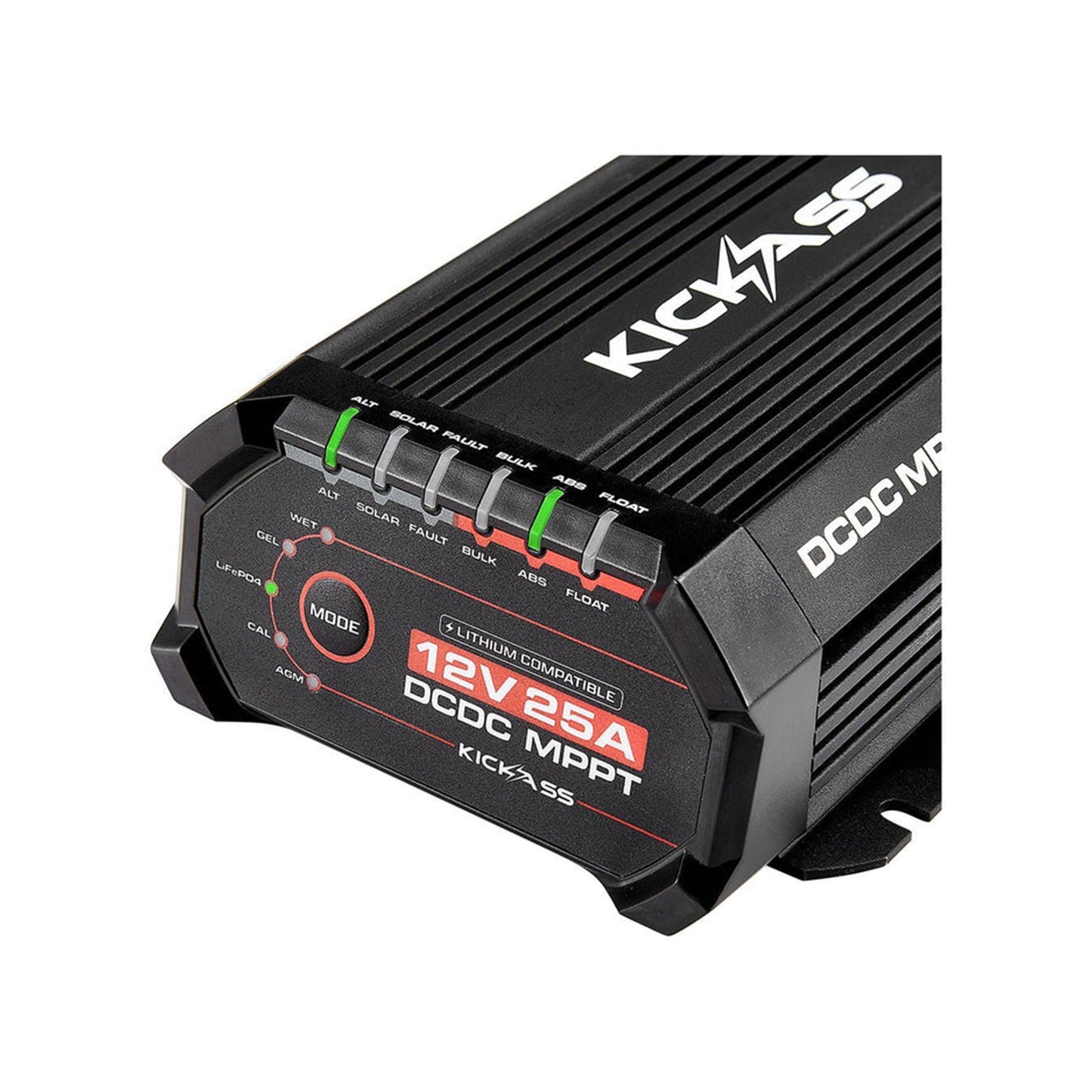 KickAss Smart DC/DC Charger with MPPT Solar Controller 12V/24V 25A