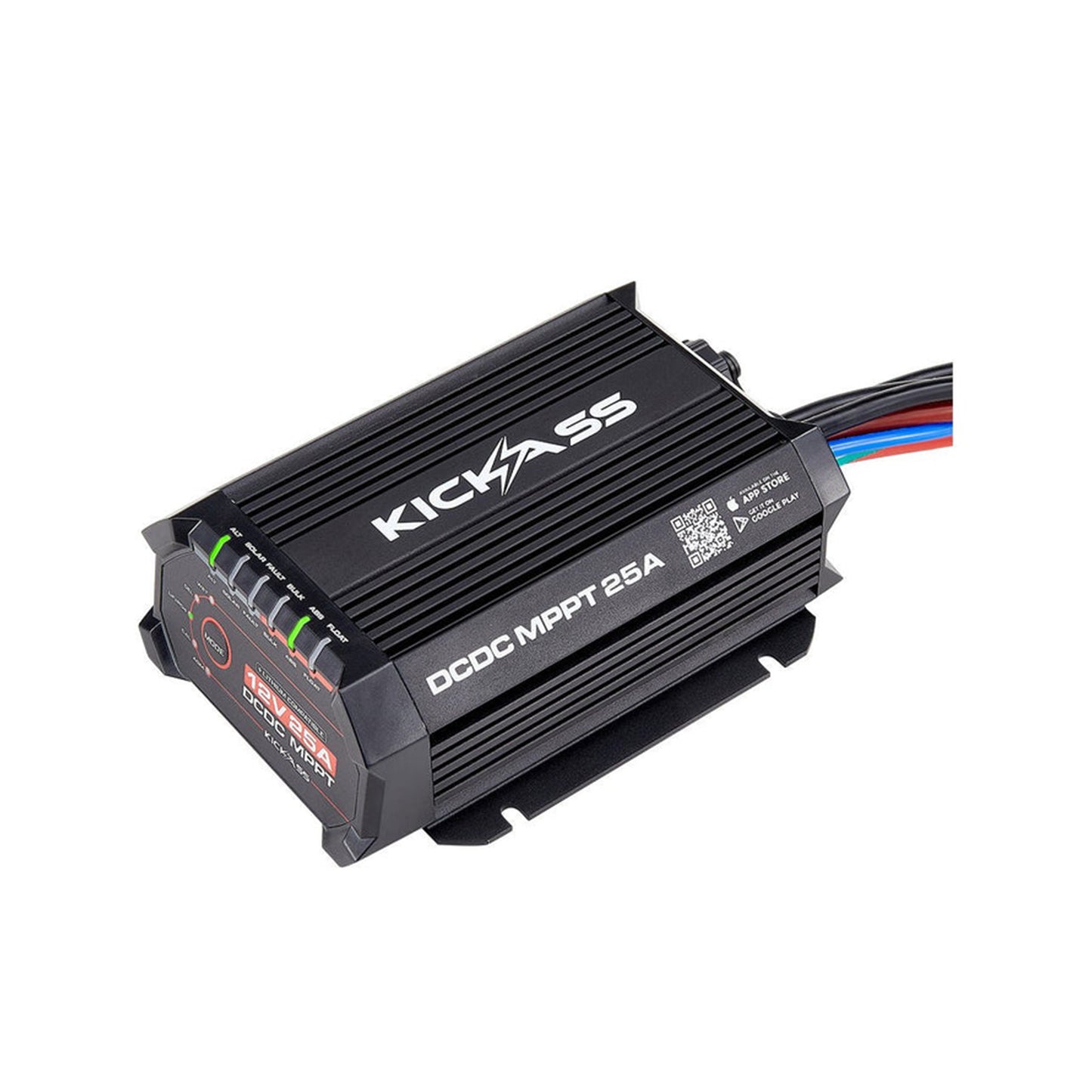 KickAss Smart DC/DC Charger with MPPT Solar Controller 12V/24V 25A