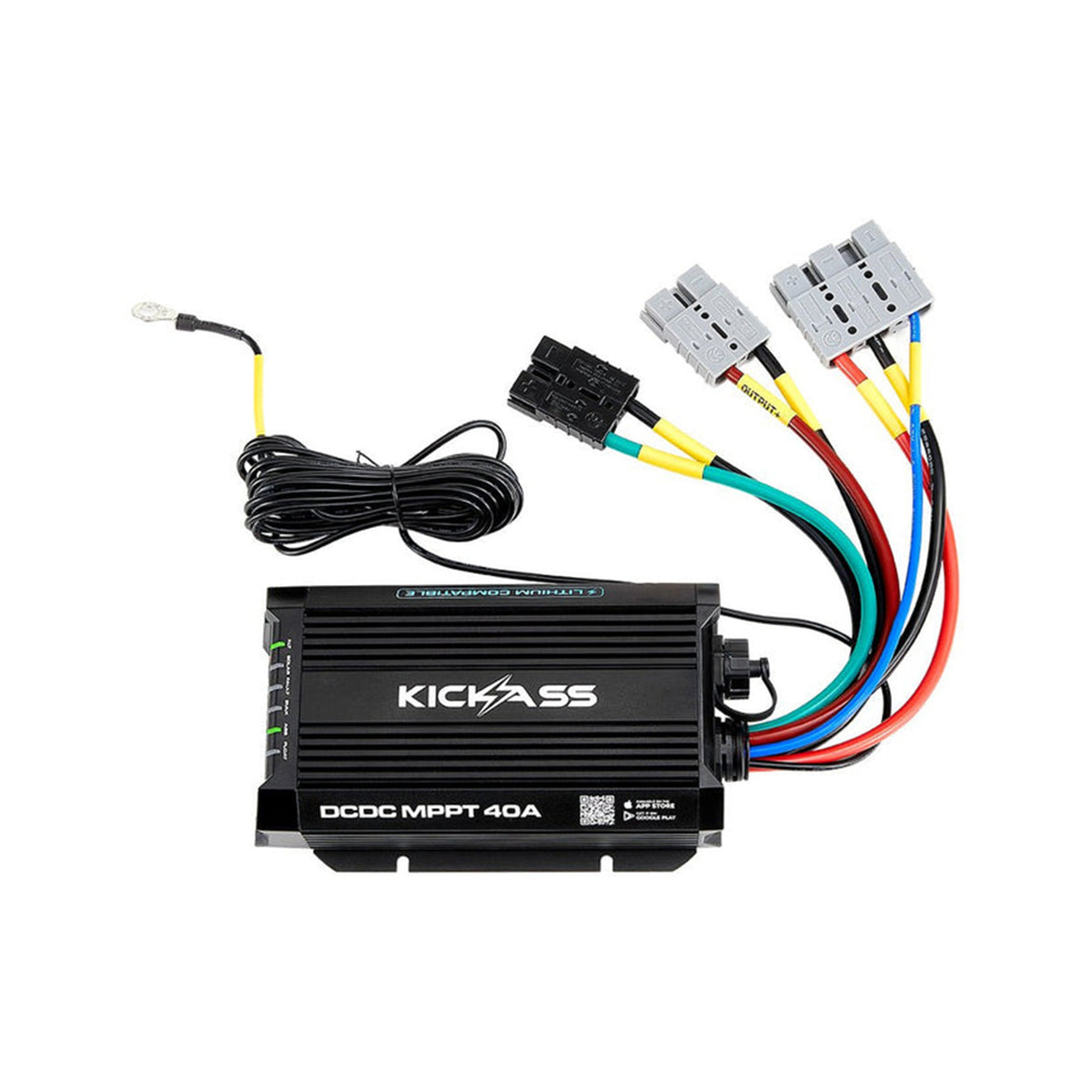 KickAss Smart DC/DC Charger with MPPT Solar Controller 12V/24V 40A