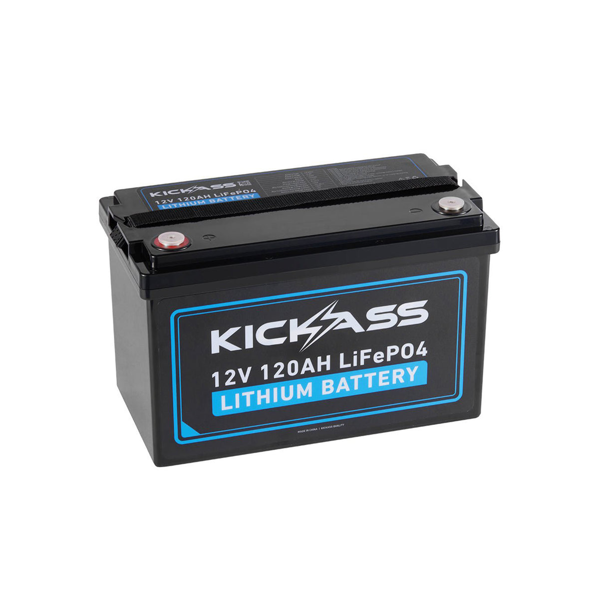 KickAss LiFePO4 Smart Lithium Battery 12V/120AH
