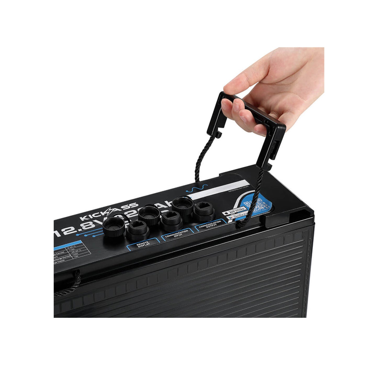 KickAss LifePO4 Smart Slimline Battery 12V/120AH