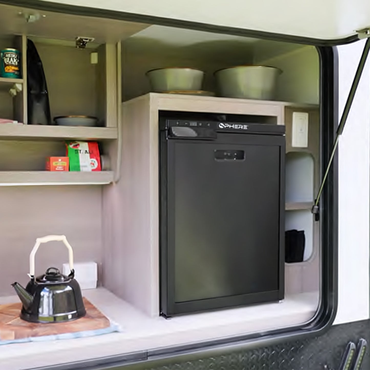 Sphere UCF44 Upright Fridge Freezer 12/24V 44L