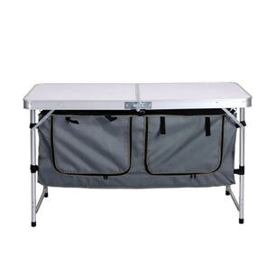 RVSC Folding Camping Table with Storage