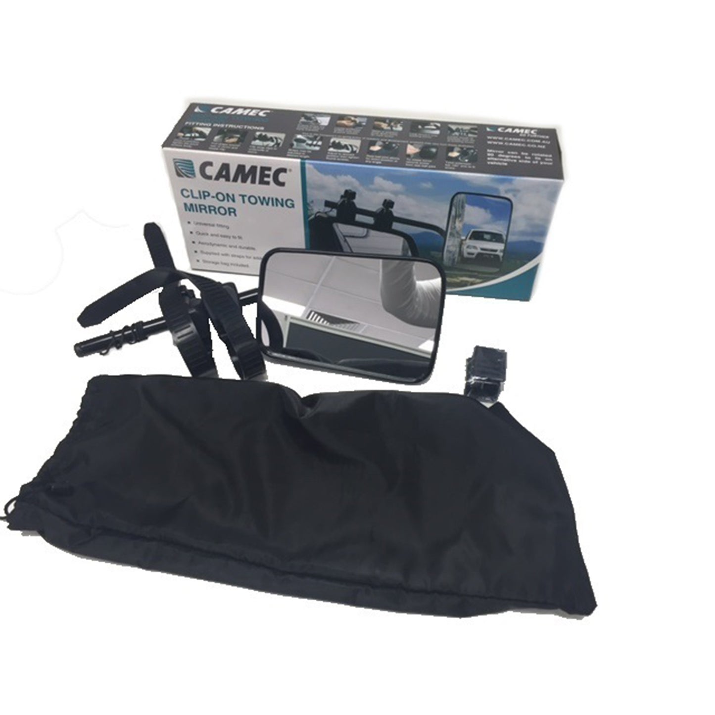Camec Clip On Towing Mirror