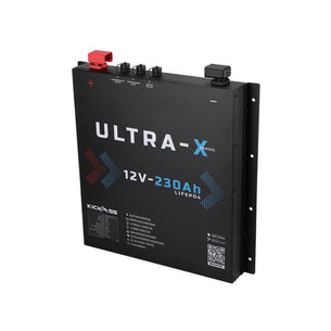 KickAss LiFePO4 Smart Ultra-X Lithium Slimline Battery 12V/230AH