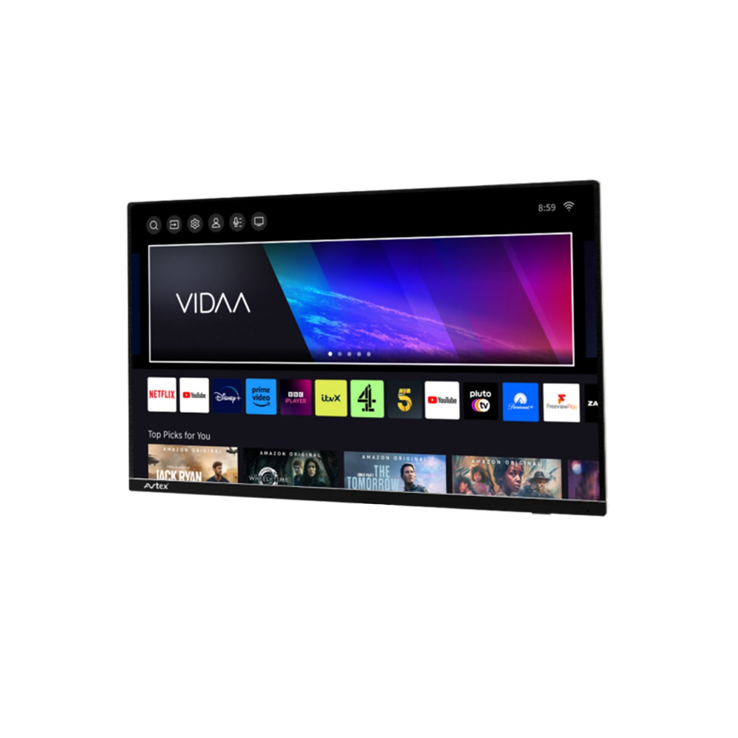 Avtex VIDAA Series 21.5" Smart Pro Satellite TV
