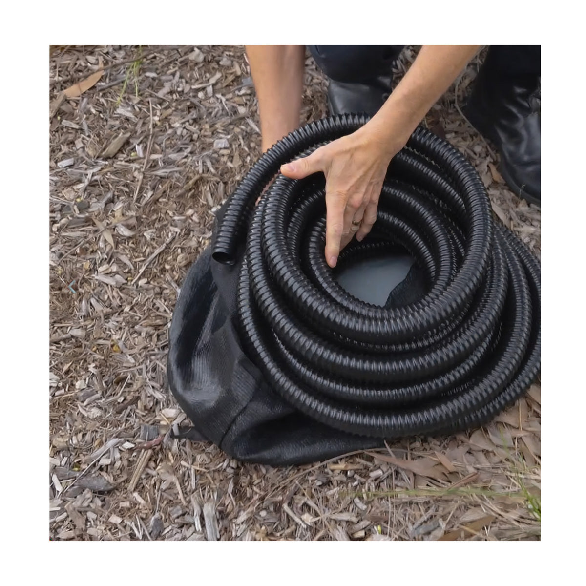 Coast RV Draw String Bag Grey Water Hose